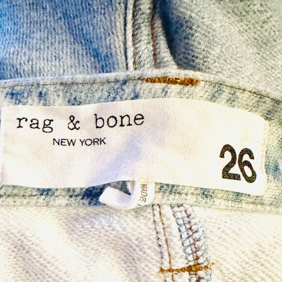 rag & bone Miramar Sofie Ankle Length in Meadow Blue Size 26 - Worn Once - Picture 8 of 8
